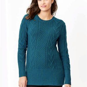 Gap Maternity Dark Teal Cotton Wool Sweater Sz Small